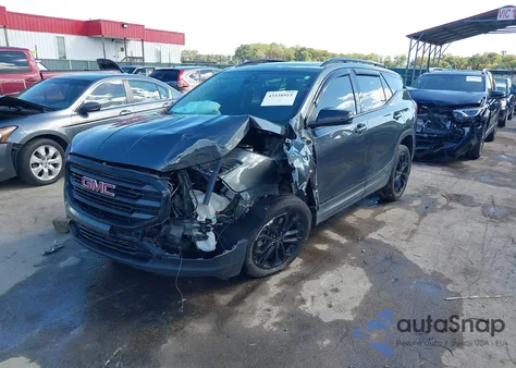 2020 GMC Terrain Awd Slt z USA, uszkodzony, nr VIN 3GKALVEXXLL141457